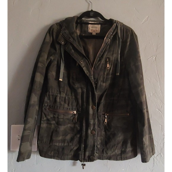 Zenana Outfitters  Jacket  Camouflage  Women's Size M,Pockers, Hoodie,17 Inch Of - Picture 4 of 16